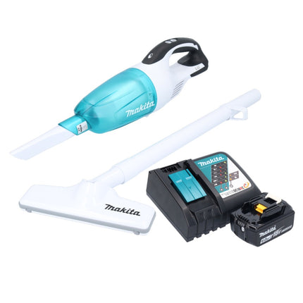 Aspiradora sin cable Makita DCL 181 FRG1WX 18 V 53 mbar 0,65 L + 1x batería recargable 6,0 Ah + cargador
