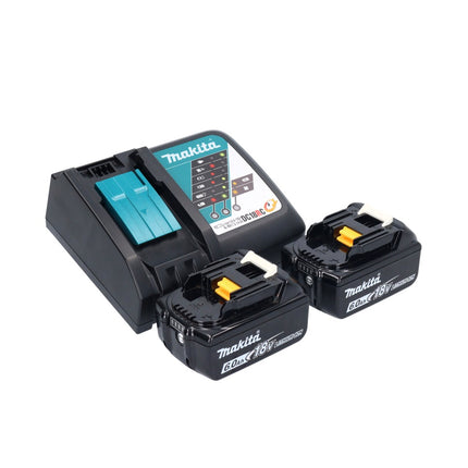 Aspiradora sin cable Makita DCL 181 FRGWX 18 V 53 mbar 0,65 L + 2x batería recargable 6,0 Ah + cargador