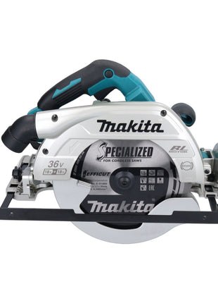 Makita DHS 900 RT2U Akku Handkreissäge 36 V ( 2x 18 V ) 235 mm Brushless + 2x Akku 5,0 Ah + Ladegerät + Bluetooth Adapter