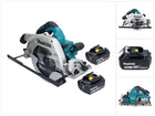 Makita DHS 900 G2U Akku Handkreissäge 36 V ( 2x 18 V ) 235 mm Brushless + 2x Akku 6,0 Ah + Bluetooth Adapter - ohne Ladegerät