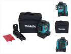 Makita SK 700 D Akku Multilinienlaser rot 12 V max. IP 54 10 m Solo - ohne Akku, ohne Ladegerät