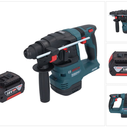 Bosch GBH 18V-22 Taladro percutor inalámbrico profesional 18 V 1,9 J SDS Plus Brushless + 1x batería 6,0 Ah - sin cargador