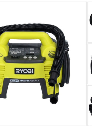 RYOBI R18I-0 Kompressor 18 V 10,34 bar Druck ( 5133001834 ) Solo - ohne Akku, ohne Ladegerät