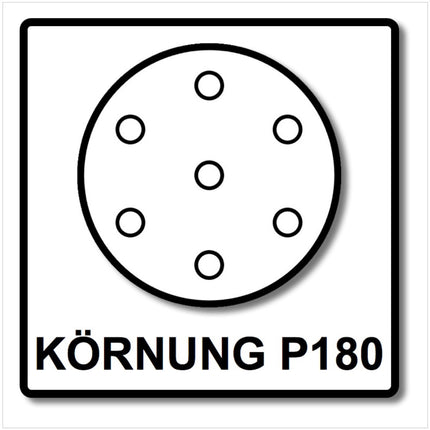 Festool STF D90/6 P 180 GR /100 Schleifscheiben Granat 100 Stück ( 497369 ) - Toolbrothers