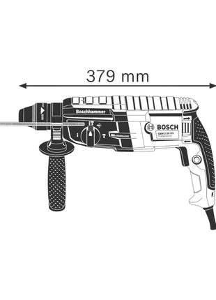 Bosch GBH 2-28 Professional Bohrhammer Boschhammer 880 Watt 3,2 J SDS ( 0611267500 ) + Koffer