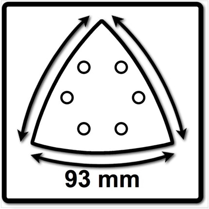 Festool STF V93/6 P 120 GR /100 feuilles de ponçage grenat 100 Pièces ( 497394 )