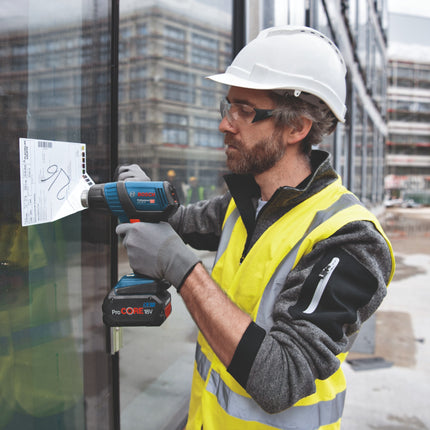 Bosch GHG 18V-50 Soffiatore d'aria calda professionale a batteria 18 V 300° C / 500° C ( 06012A6500 ) Solo - senza batteria, senza caricabatterie