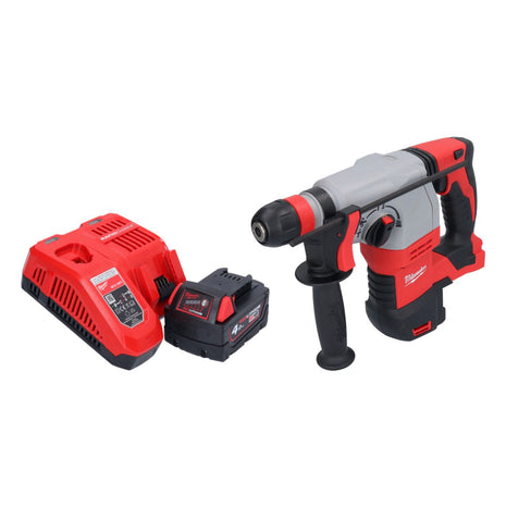 Marteau combiné à batterie Milwaukee M18 HD18HX-401 18 V 2,4 J + 1x batterie 4,0 Ah + chargeur