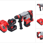Milwaukee M18 HD18HX-502 akumulatorowy młot udarowo-obrotowy 18 V 2,4 J + 2x akumulator 5,0 Ah + ładowarka