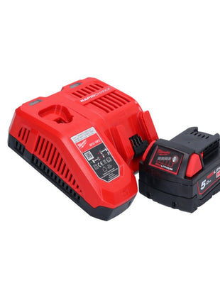 Clavadora a batería Milwaukee M18 FN15GA-501X 18 V sin escobillas 32 - 64 mm + 1x batería 5,0 Ah + cargador + caja HD