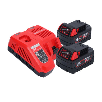 Clavadora a batería Milwaukee M18 FN15GA-502X 18 V sin escobillas 32 - 64 mm + 2x baterías 5,0 Ah + cargador + caja HD