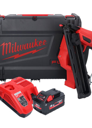 Milwaukee M18 FN15GA-551X Akku Nagler 18 V Brushless 32 - 64 mm + 1x Akku 5,5 Ah + Ladegerät + HD Box