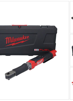 Milwaukee M12 ONEFTR38-0C Cyfrowy akumulatorowy klucz dynamometryczny 12 V 135,6 Nm 3/8″ ( 4933464966 ) Bezszczotkowy + walizka - bez akumulatora, bez ładowarki