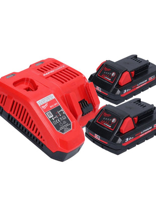 Taladro angular a batería Milwaukee M18 FRAD2-302 18 V 122 Nm sin escobillas + 2x baterías 3,0 Ah + cargador