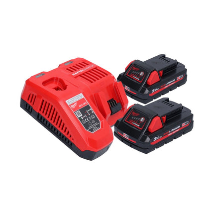 Milwaukee M18 FRAD2-302 Perceuse d'angle sans fil 18 V 122 Nm Brushless + 2x batterie 3,0 Ah + chargeur