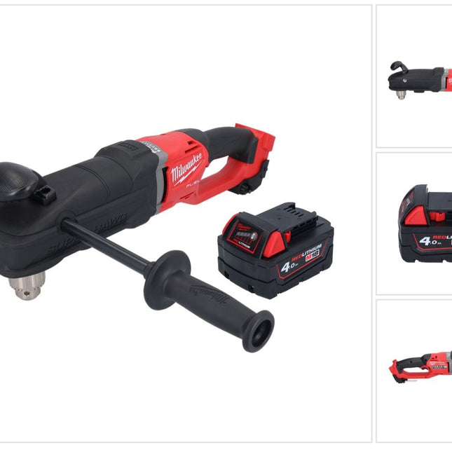 Milwaukee M18 FRAD2-401 Taladro angular sin cable 18 V 122 Nm sin escobillas + 1x batería 4.0 Ah - sin cargador
