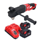Milwaukee M18 FRAD2-402 Akku Winkelbohrmaschine 18 V 122 Nm Brushless + 2x Akku 4,0 Ah + Ladegerät