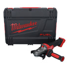 Meuleuse d'angle à tête plate sur batterie Milwaukee M18 FSAGF125XPDB-0X 18 V 125 mm (4933478439) brushless + HD Box - sans batterie, sans chargeur