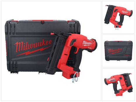 Clavadora a batería Milwaukee M18 FN18GS-0X 18 V 16 - 54 mm + HD Box (4933471409) - sin batería, sin cargador