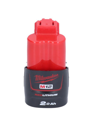 Milwaukee M12 BDC6-201C Akku Rohrreinigungsgerät 12 V + 1x Akku 2,0 Ah + Spirale + Eimer - ohne Ladegerät