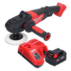 Pulidora a batería Milwaukee M18 FAP180-401 18 V 180 mm sin escobillas + 1x batería 4,0 Ah + cargador