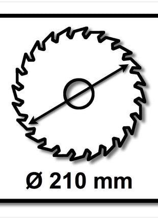 Lame de scie circulaire Festool HW 210x2,4x30 TF72 ALUMINIUM / PLASTIQUES ( 493201 ) 210 x 2,4 x 30 mm 72 dents pour panneaux et profilés aluminium, plexiglas, plastiques durs et renforcés de fibres