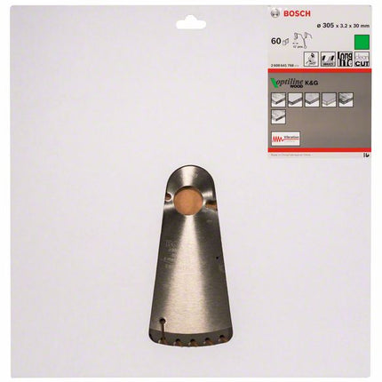 Lama circolare BOSCH Optiline Wood Ø esterno 305 mm Numero di denti 60 WZ ( 4000909187 )