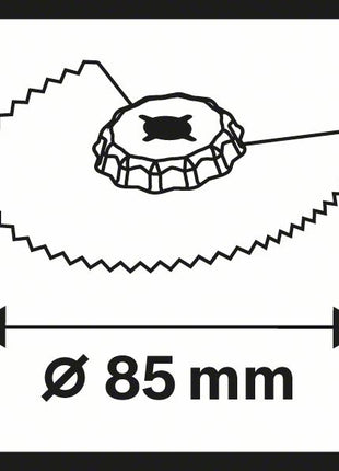 BOSCH Segmentsägeblatt ACZ 85 EIB Ø 85 mm ( 8000345564 )