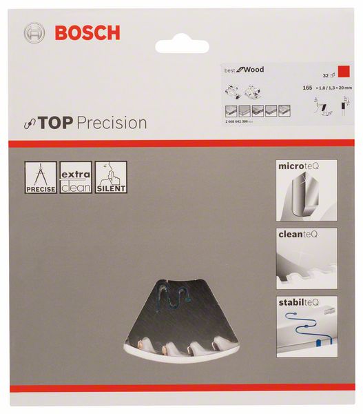 Lama circolare BOSCH Ø esterno 165 mm Numero di denti 32 WZ ( 8000342280 )