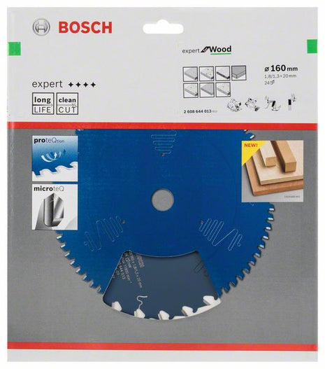 BOSCH Piła tarczowa Expert do drewna Ø zewnętrzna 160 mm Liczba zębów 24 WZ ( 8000342037 )