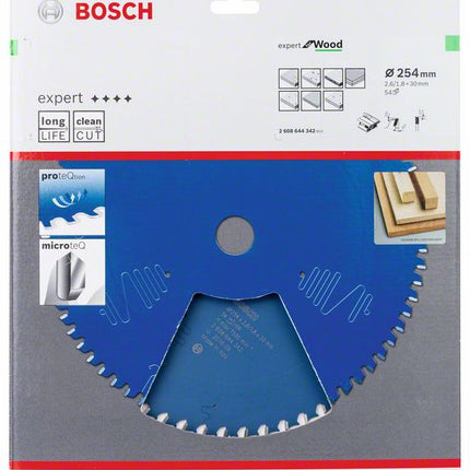 BOSCH Circular saw blade Outer Ø 254 mm Number of teeth 54 WZ ( 8000342204 )