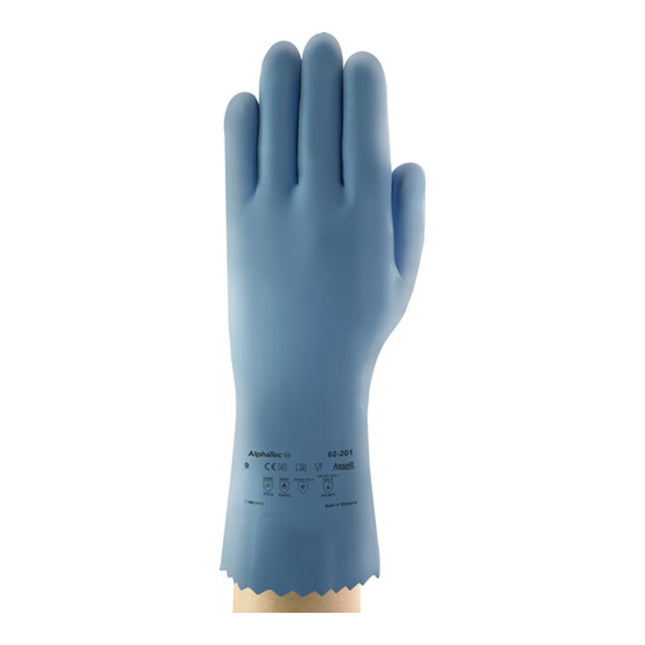 Guantes químicos ANSELL AlphaTec(R) 62-201 talla 10 azul ( 4000371299 )