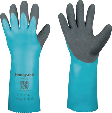 Guantes químicos HONEYWELL FLEXTRIL™ 211 talla 10 verde (4000391298)