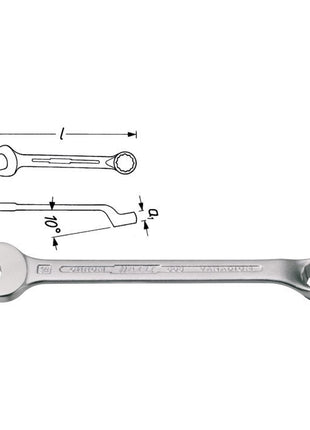 HAZET Clé mixte 603 SW 10 mm Longueur 137 mm ( 8000465080 )