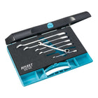 HAZET ratchet ring spanner set 606N/6 6-piece spanner widths 8-19 mm ( 8000464544 )