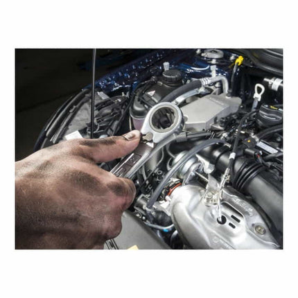 Zestaw kluczy oczkowych z grzechotką HAZET 606N/12 12-częściowy o szerokości 8-19 mm ( 8000464543 )