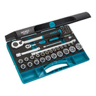 Set di chiavi a bussola HAZET 953 HP 44 pezzi 1/4 + 1/2 ″ ( 4000820582 )