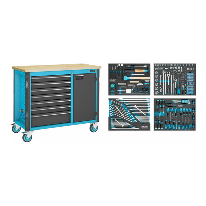 HAZET Werkzeugwagen 179NW 7 230 B1150xT600xH964mm 4000871137  1 - toolbrothers