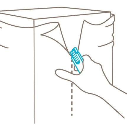 Coltello di sicurezza MARTOR SECUNORM HANDY n. 445 Lunghezza 100 mm Larghezza 7,8 mm Altezza 25,5 mm ( 4000817784 )
