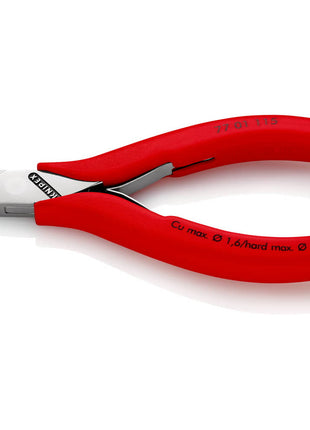 KNIPEX Electronics szczypce tnące boczne długość 115 mm kształt 0 ( 4000794254 )