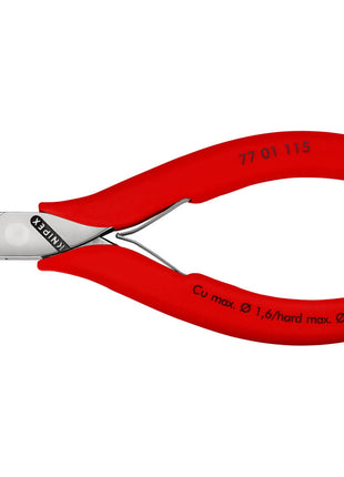 KNIPEX Electronics szczypce tnące boczne długość 115 mm kształt 0 ( 4000794254 )