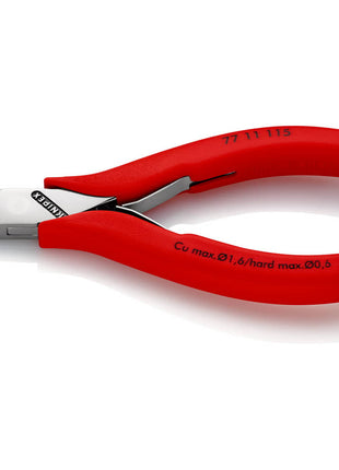 KNIPEX Pince coupante latérale électronique  longueur 115 mm forme 1 ( 4000810486 )