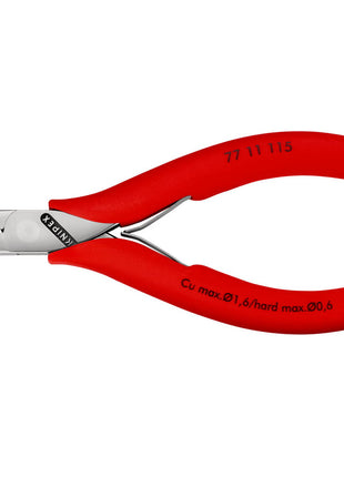 KNIPEX Pince coupante latérale électronique  longueur 115 mm forme 1 ( 4000810486 )