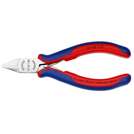 KNIPEX Pince coupante latérale électronique  longueur 130 mm forme 4 ( 4000794635 )