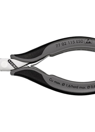 KNIPEX Pince coupante latérale électronique  longueur 115 mm forme 0 ( 4000810745 )