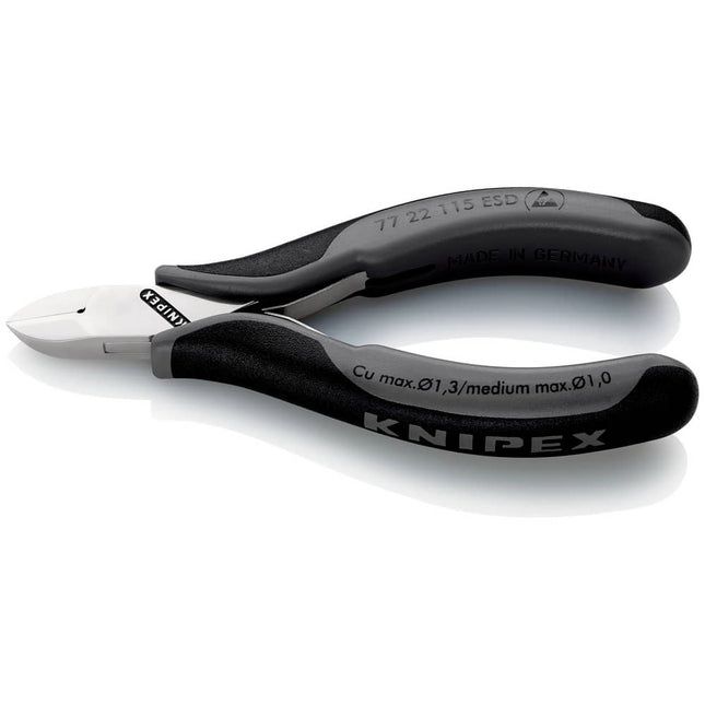 KNIPEX Electronics Taglierine diagonali lunghezza 115 mm forma 2 ( 4000810747 )