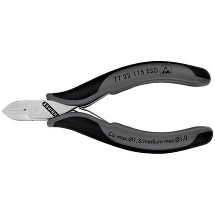 KNIPEX Electronics szczypce tnące boczne długość 115 mm kształt 2 ( 4000810747 )