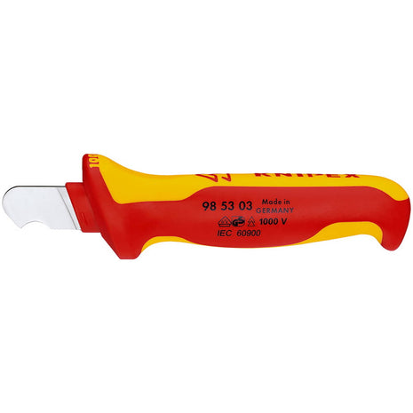 KNIPEX Abmantelungsmesser Länge 155 mm Klingenlänge 28 mm ( 4000794989 )