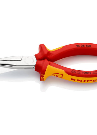 KNIPEX Flachrundzange DIN ISO 5745 Länge 160 mm flach/rund gerade ( 4000810325 )