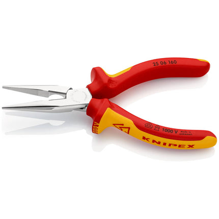 KNIPEX Szczypce okrągłe DIN ISO 5745 Długość 160 mm płaskie/okrągłe proste ( 4000810325 )
